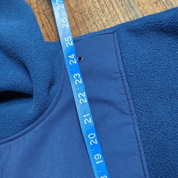 Vineyard Vines Fleece Snap Shacket Shirt Jacket Size XL in Navy Blue - Picture 9 of 10